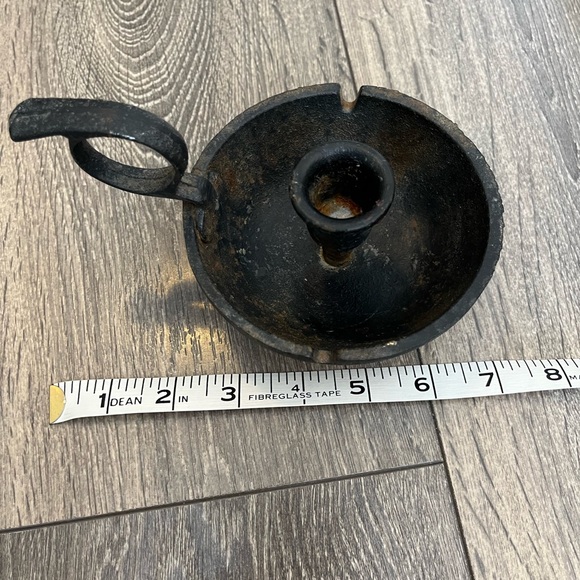 Vintage Canada Forge Cast Iron Chambersticks - Picture 6 of 6